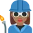 Woman Factory Worker: Medium-Dark Skin Tone