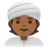 Person Wearing Turban: Medium-Dark Skin Tone
