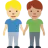 Men Holding Hands: Medium-Light Skin Tone, Medium Skin Tone