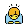 Emoji Persona che si inchina profondamente 🙇 image - OpenMoji style