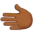 Leftwards Hand: Medium-Dark Skin Tone