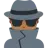 Man Detective: Medium-Dark Skin Tone