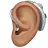 Ear With Hearing Aid: Medium Skin Tone