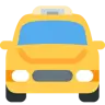 Taxi à l’approche Emoji 🚖 image - Twitter / X (Twemoji) style
