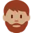 Man: Medium Skin Tone, Beard