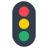 Semáforo vertical Emoji 🚦 image - Tossface style
