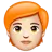Person: Light Skin Tone, Red Hair
