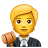 Judge Emoji 🧑‍⚖️ image - WhatsApp style