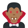Man Vampire: Medium-Dark Skin Tone Emoji 🧛🏾‍♂️ image - Twitter / X (Twemoji) style