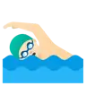 Man Swimming: Light Skin Tone Emoji 🏊🏻‍♂️ image - Google Noto Color style