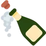 瓶子软木塞弹飞出 Emoji 🍾 image - Twitter / X (Twemoji) style