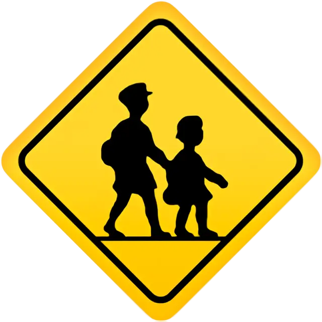 Cruzamento de crianças