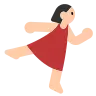 Woman Dancing: Light Skin Tone Emoji 💃🏻 image - Tossface style