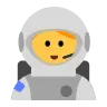 Astronaut Emoji 🧑‍🚀 image - Tossface style