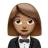 Woman In Tuxedo: Medium Skin Tone