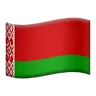 Flag: Belarus Emoji 🇧🇾 image - Apple style
