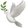 Colombe de la paix Emoji 🕊 image - Apple style