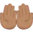 Palms Up Together: Medium Skin Tone