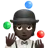 Person Juggling: Dark Skin Tone
