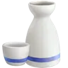 Bouteille de saké et gobelet Emoji 🍶 image - Apple style