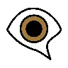 Eye In Speech Bubble Emoji 👁️‍🗨️ image - OpenMoji style