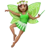 Fairy: Medium Skin Tone Emoji 🧚🏽 image - WhatsApp style