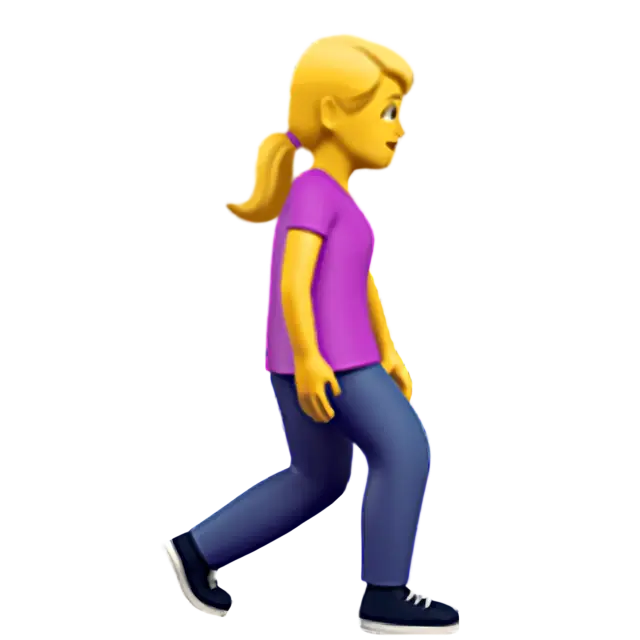 Woman Walking Facing Right