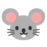 Mouse Face Emoji 🐭 image - Google Noto Color style