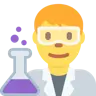 Man Scientist Emoji 👨‍🔬 image - Twitter / X (Twemoji) style