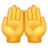 Emoji Palms Up Together 🤲 image - Samsung style