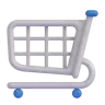 ショッピングカート Emoji 🛒 image - Microsoft 3D Fluent style