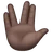 Vulcan Salute: Dark Skin Tone