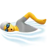 Schwimmer Emoji 🏊 image - Apple style
