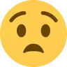Zdenerwowana Twarz Emoji 😧 image - Twitter / X (Twemoji) style