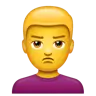 Man Pouting Emoji 🙎‍♂️ image - WhatsApp style
