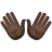 Open Hands: Dark Skin Tone