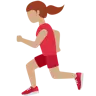 Woman Running: Medium Skin Tone Emoji 🏃🏽‍♀️ image - Twitter / X (Twemoji) style