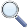 Emoji Lente d'ingrandimento a sinistra 🔍 image - WhatsApp style