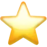 Star Emoji ⭐ image - Apple style