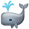 Spritzender Wal Emoji 🐳 image - WhatsApp style