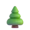 Emoji Copac vesnic verde 🌲 image - Microsoft 3D Fluent style