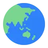 Emoji Earth Globe Asia-Australia 🌏 image - Tossface style
