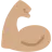 Flexed Biceps: Medium Skin Tone