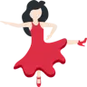 Woman Dancing: Light Skin Tone Emoji 💃🏻 image - Twitter / X (Twemoji) style