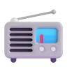 Emoji Radio 📻 image - Microsoft 3D Fluent style