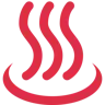 熱水泉 Emoji ♨ image - Twitter / X (Twemoji) style