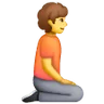 Person Kneeling Facing Right Emoji 🧎‍➡️ image - Samsung style