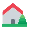 Emoji Casa con giardino 🏡 image - Tossface style