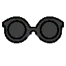 Emoji Ochelari de soare negri 🕶 image - OpenMoji style