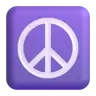 Znak pokoju Emoji ☮ image - Microsoft 3D Fluent style